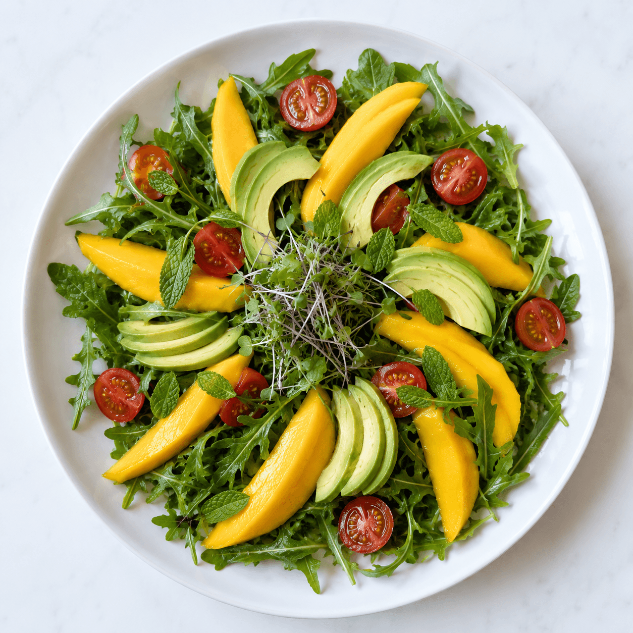 Gold Rush — Alphonso Mango & Arugula Salad