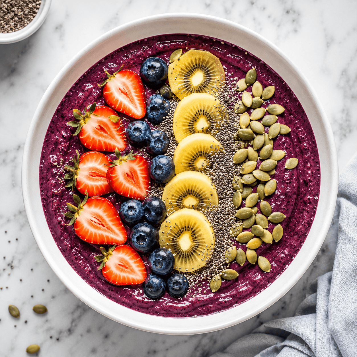 The Bloom Bowl — Berry Smoothie Bowl