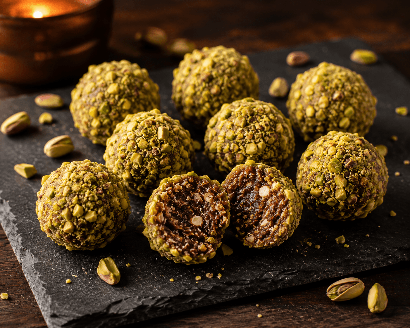 The Date Truffle — Medjool Date & Almond Energy Balls